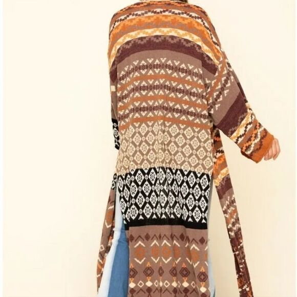 Free People Landmarks Aztec Cardigan - Picture 2 of 4